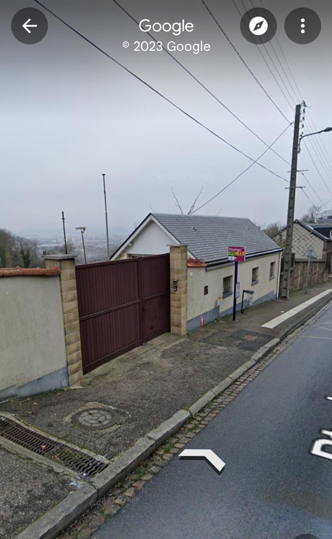 Charmante Villa Familiale A Rouen Bonsecours Bagian luar foto